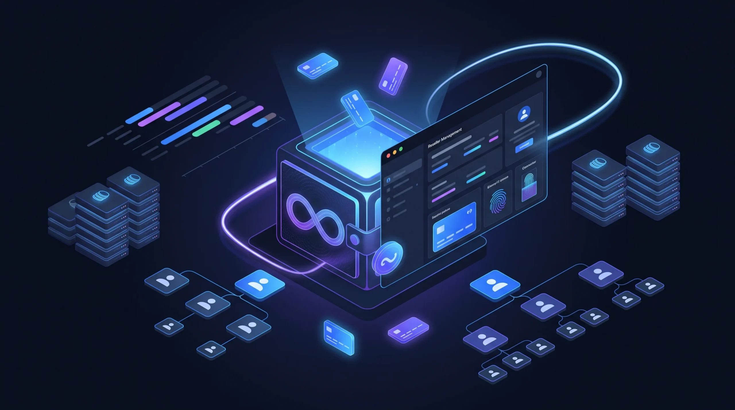 IPTV reseller credits and subscription account management