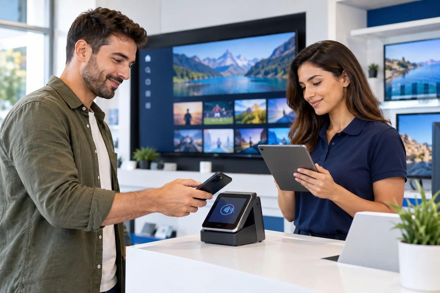 Customer completing a subscription payment with a Stream4K reseller