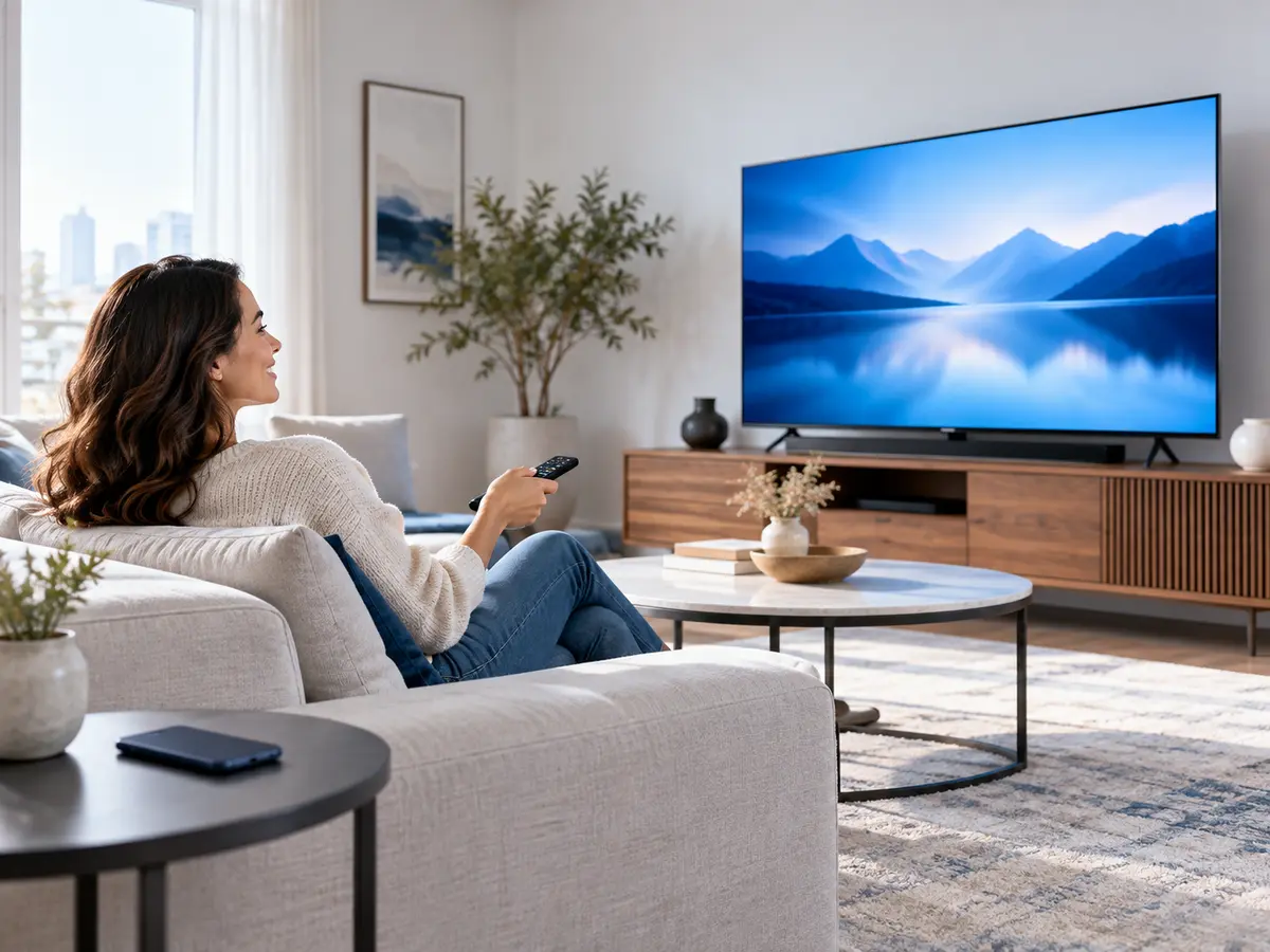 Customer using the 48-hour Stream4K trial on one smart television